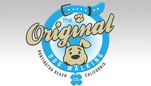 the original dog walking co logo