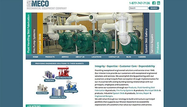 Mechanical Equipment Company web site