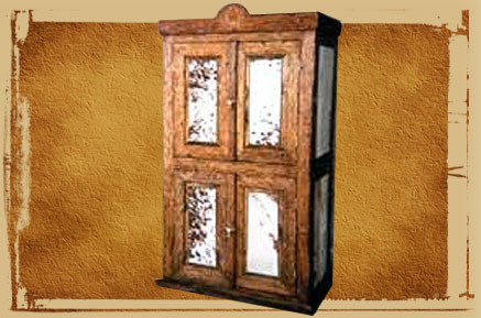 cowhide armoire